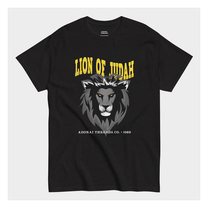 LION OF JUDAH TEE (Black)